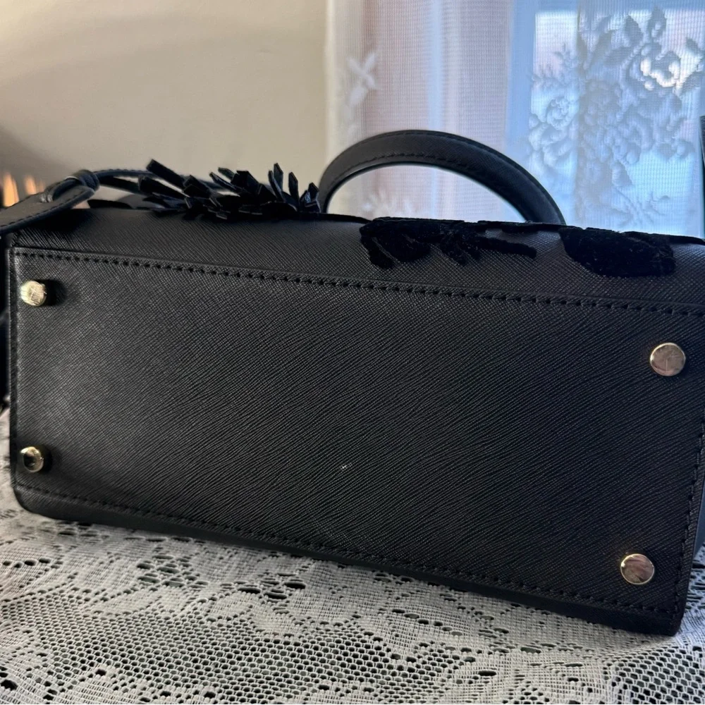 Kate Spade New York Cameron Street Flock Roses Hayden Small Satchel